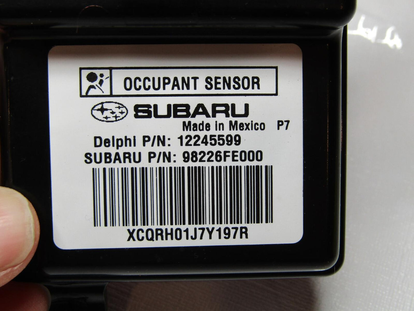 2006-2007 Subaru Impreza Right Passenger Seat Occupant Sensor OEM 98226-FE000