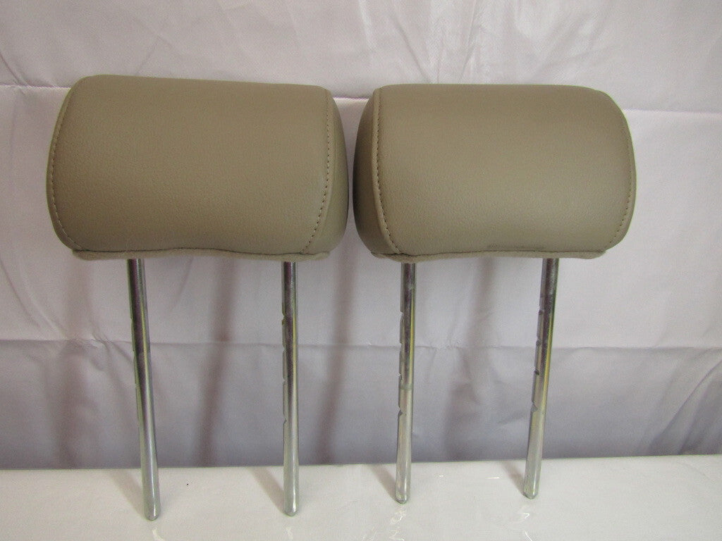 2004-2006 Ford F150 Crew Cab Rear 2nd Row Headrest Head Rest Beige Leather OEM