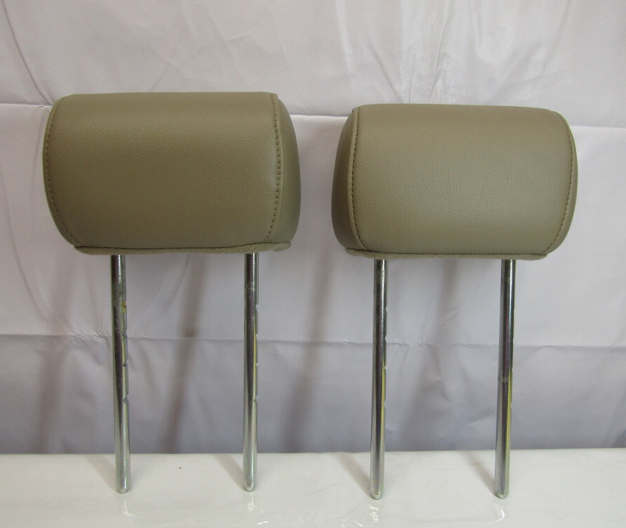 2004-2006 Ford F150 Crew Cab Rear 2nd Row Headrest Head Rest Beige Leather OEM