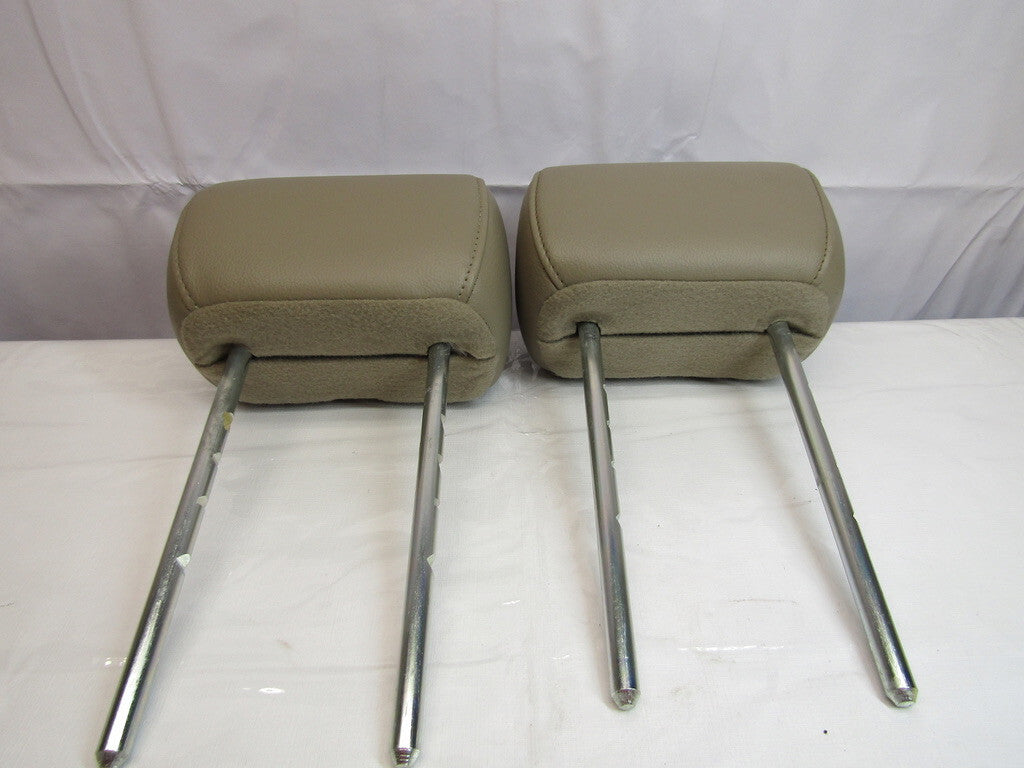 2004-2006 Ford F150 Crew Cab Rear 2nd Row Headrest Head Rest Beige Leather OEM