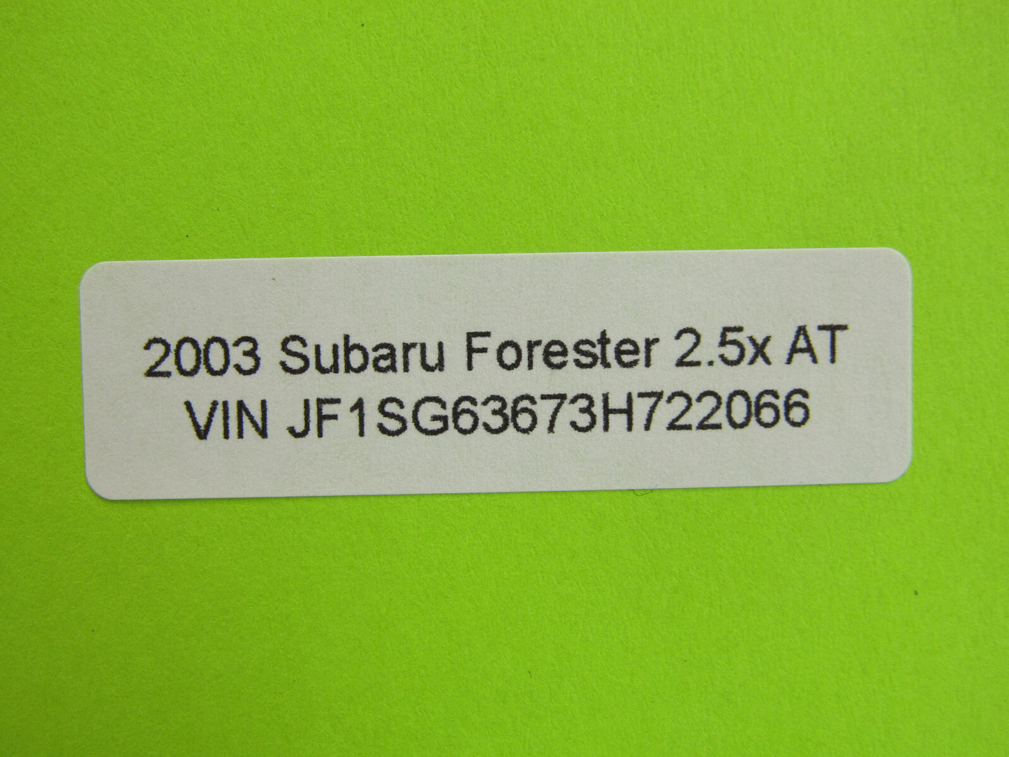 2003-2008 Subaru Forester Daytime Running Light Resistor Module 84057SA001 OEM