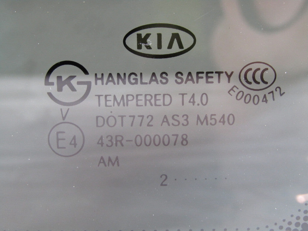 2010-2013 Kia Soul Sunroof Glass 81610-2K000 Factory OEM - Used