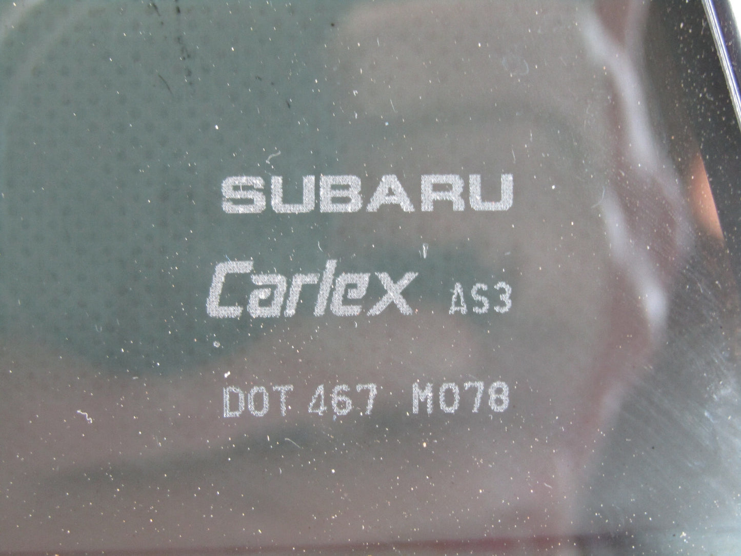2010-2014 Subaru Outback Rear Right Door Quarter Partition Window Glass Tinted