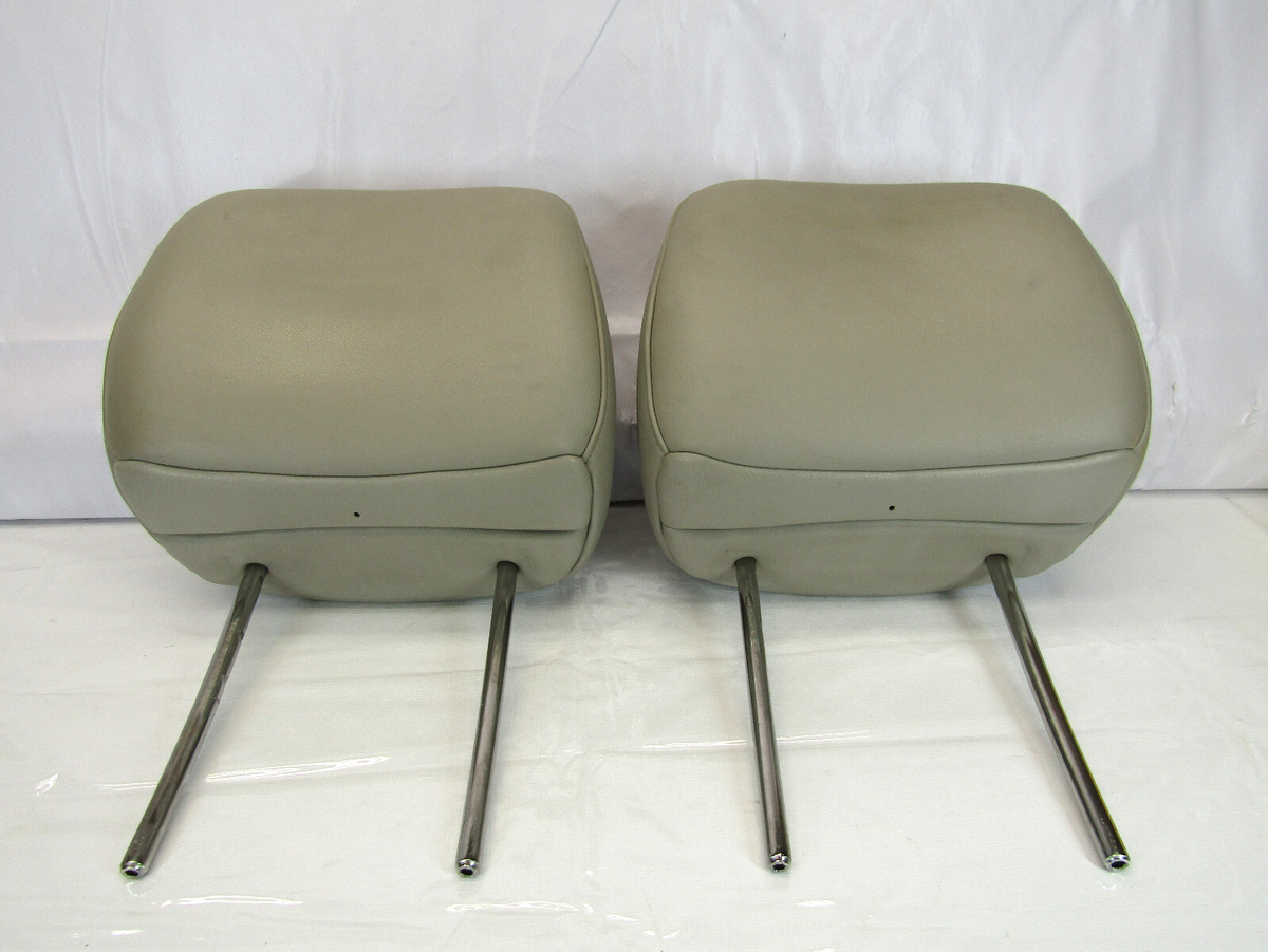 2005-2009 Subaru Outback Front Seat Headrests Pair Tan OEM 64061AG08BWA