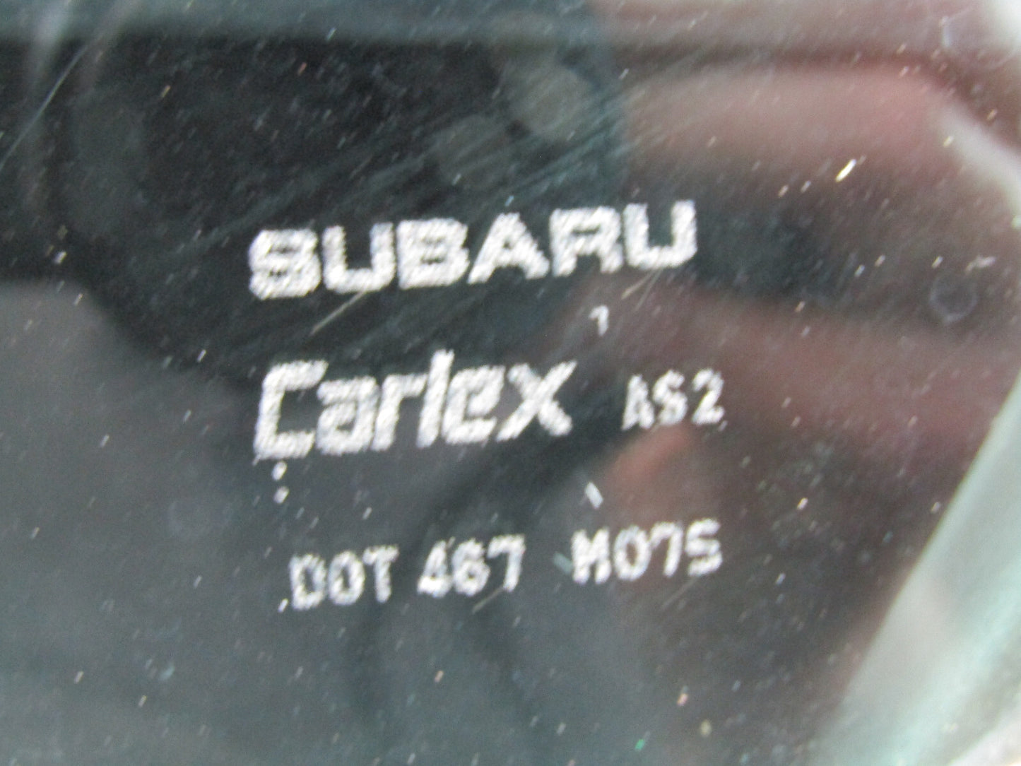 2010-2014 Subaru Legacy Sedan Rear Left Partition Quarter Window Glass OEM