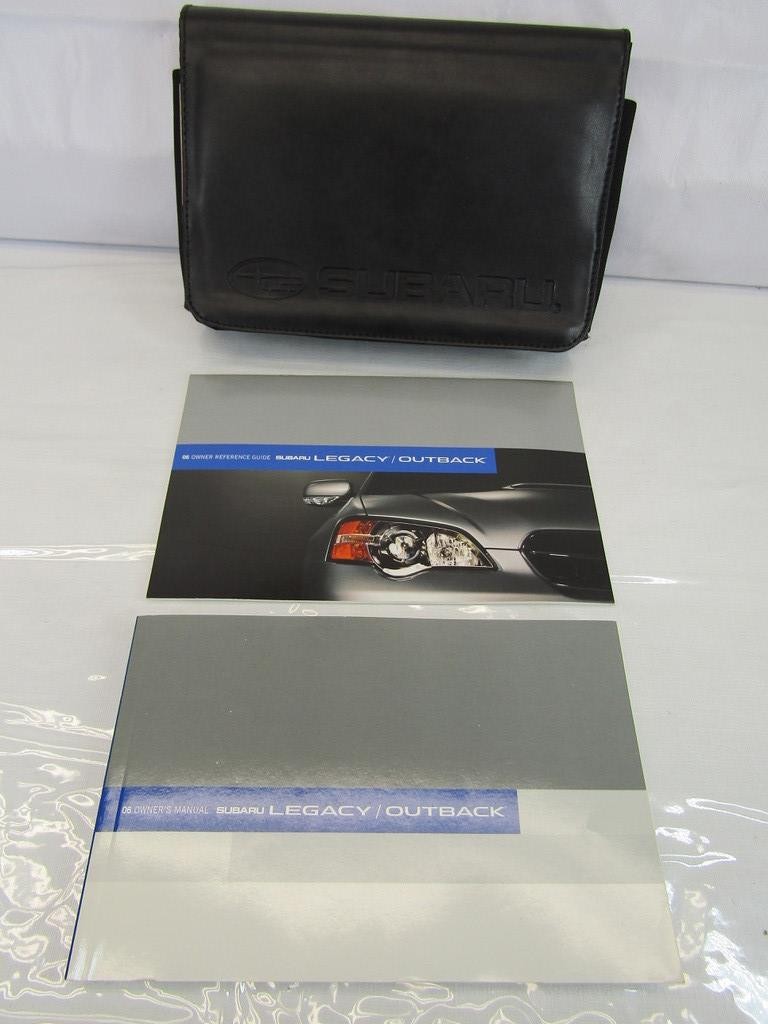 2006 Subaru Legacy Outback Owner's Manual Guide with Case OEM