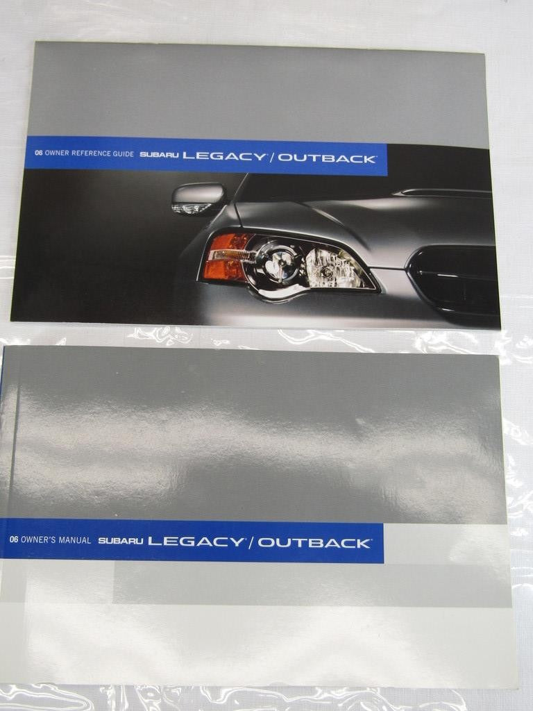 2006 Subaru Legacy Outback Owner's Manual Guide with Case OEM