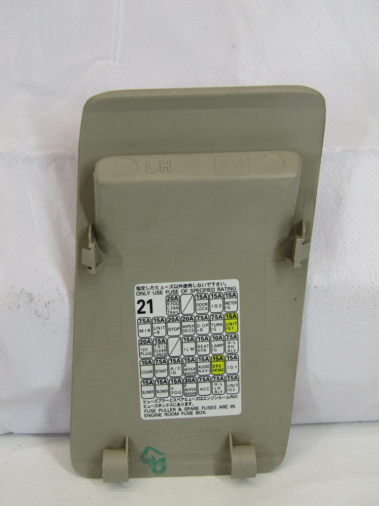 2005-2009 Subaru Outback Beige Dashboard Interior Fuse with Fuse Map Cover OEM