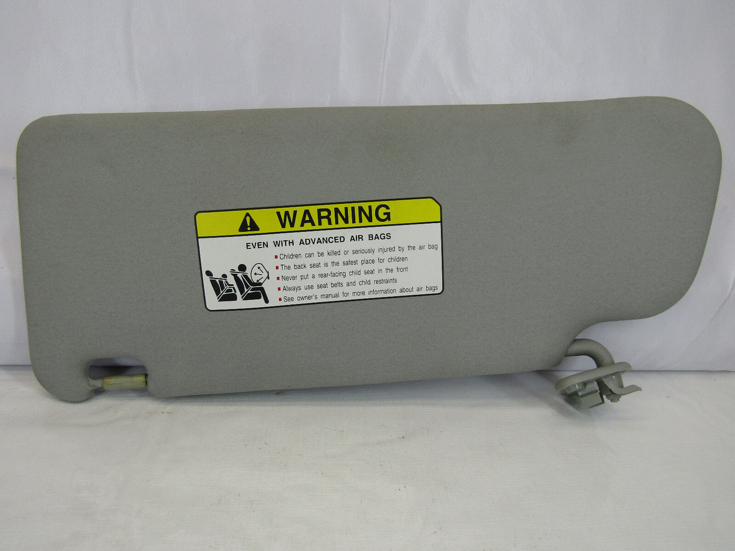 2007-2009 Mitsubishi Outlander Right Sun Visor Mirror Gray OEM