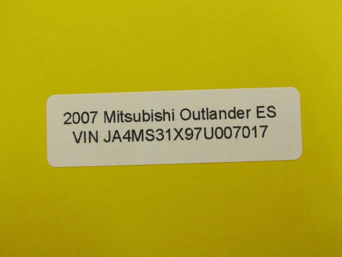 2007-2013 Mitsubishi Outlander Relay Cover Panel Black OEM