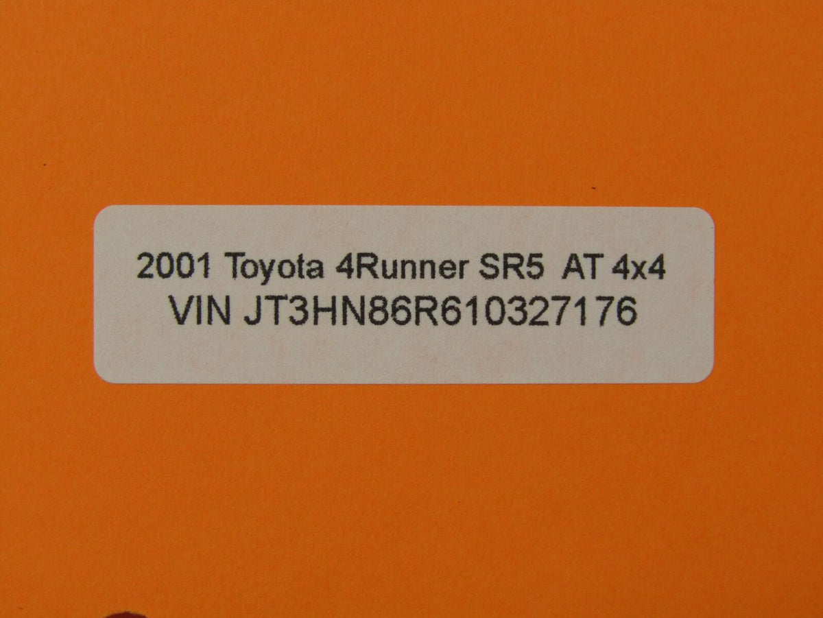 96-02 Toyota 4Runner Spare Tire Jack Rubber Hook Tie Down Retainer 58780-89102