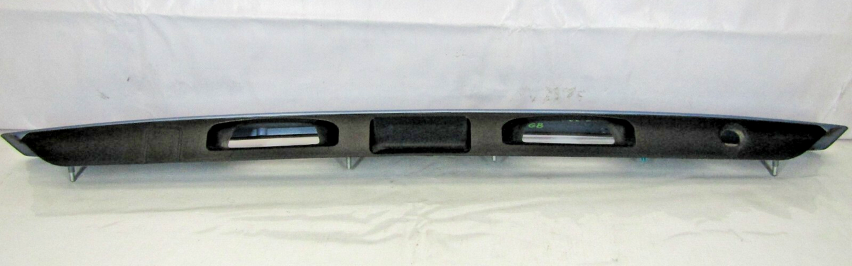 2010-14 Subaru Legacy Sedan License Plate Sky Blue Metallic Trim OEM 91112AJ00A