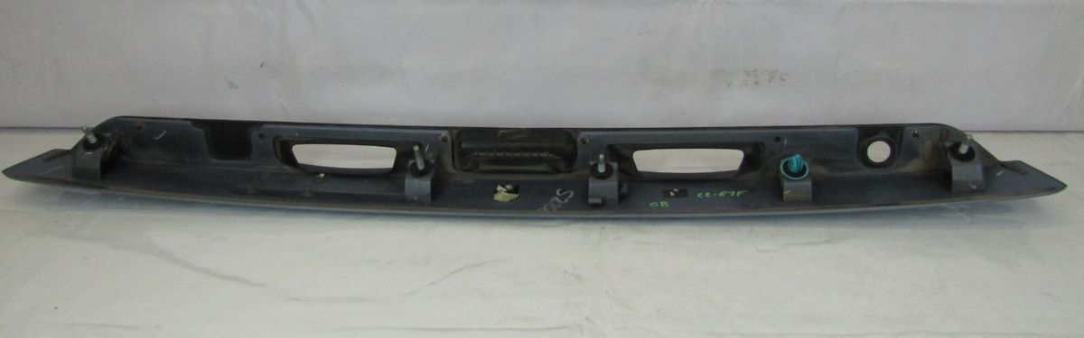 2010-14 Subaru Legacy Sedan License Plate Sky Blue Metallic Trim OEM 91112AJ00A