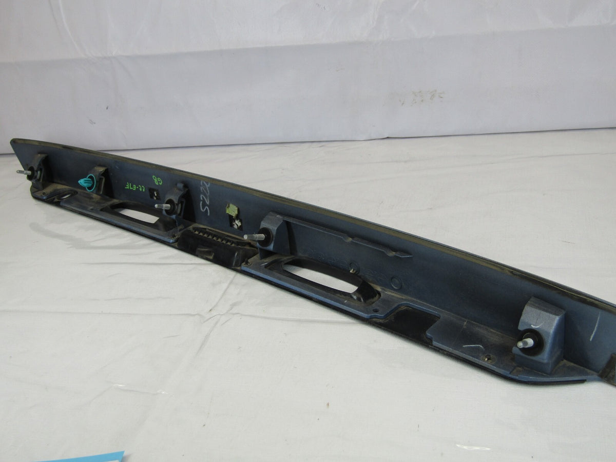2010-14 Subaru Legacy Sedan License Plate Sky Blue Metallic Trim OEM 91112AJ00A