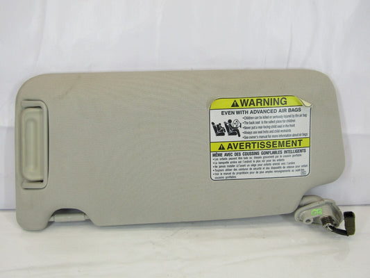 2010-2012 Subaru Legacy Right Side Sun Visor Gray 92011AJ07AME OEM