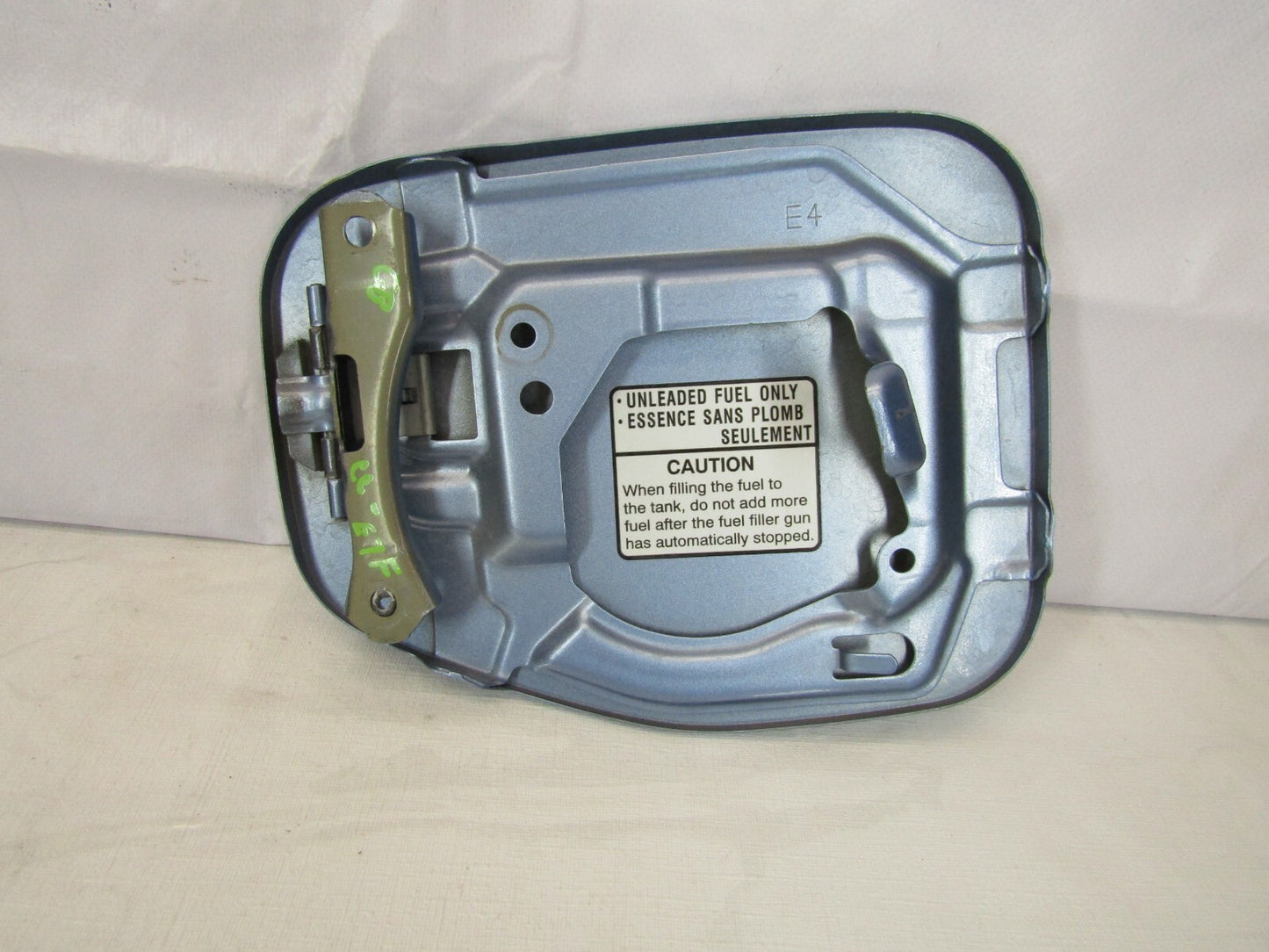 2010-2012 Subaru Legacy Sedan Gas Fuel Tank Filler Lid Door Sky Blue OEM