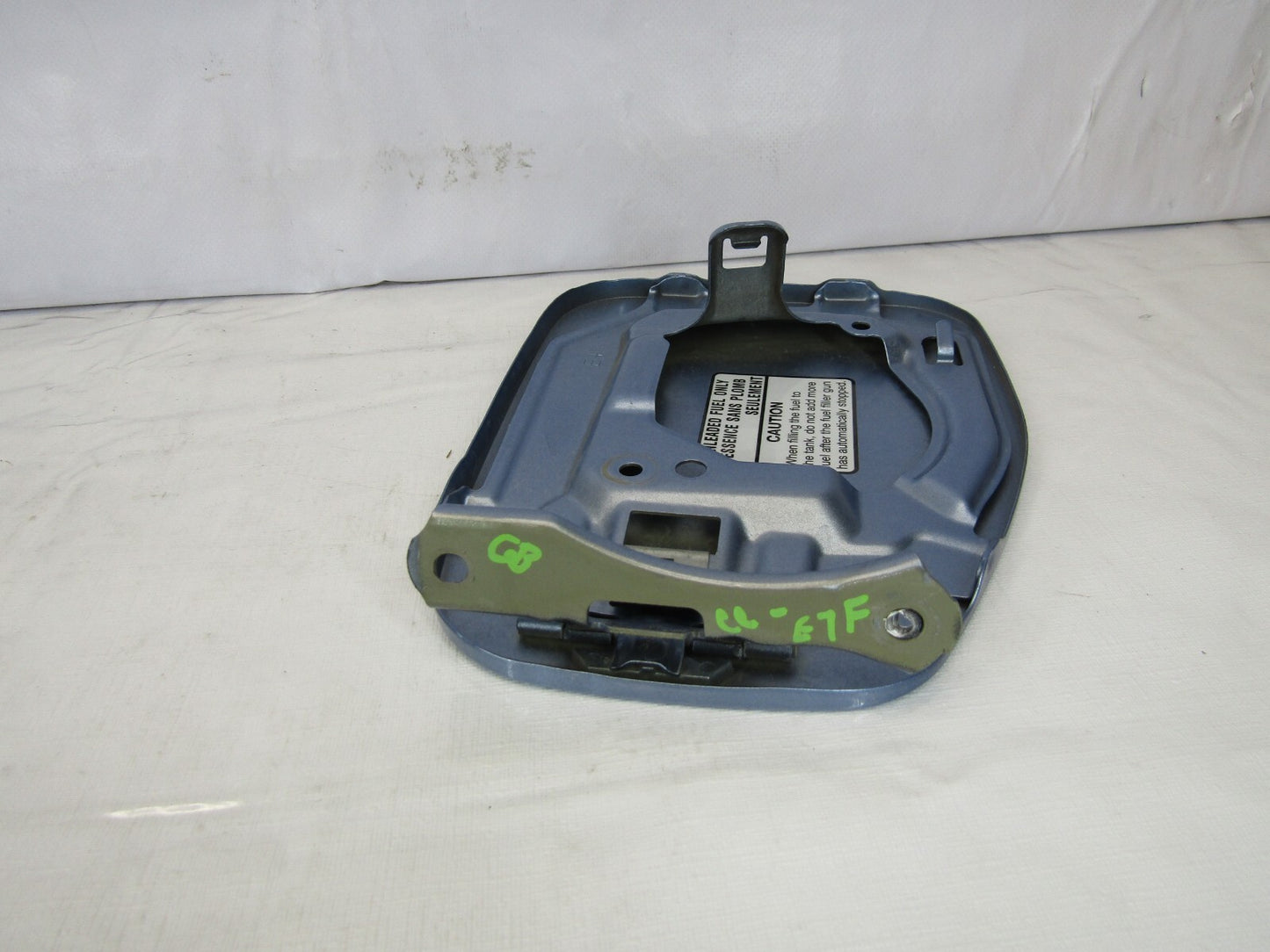 2010-2012 Subaru Legacy Sedan Gas Fuel Tank Filler Lid Door Sky Blue OEM
