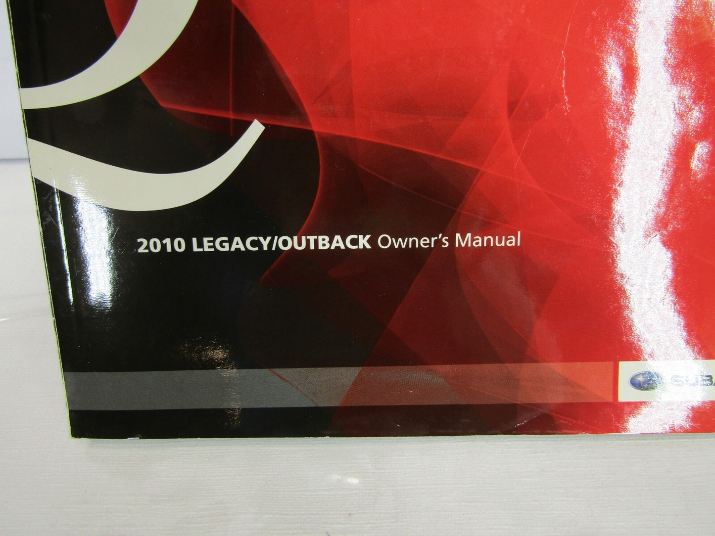 2010 Subaru Legacy or Outback Owner's Manual Guide with Leather Case OEM