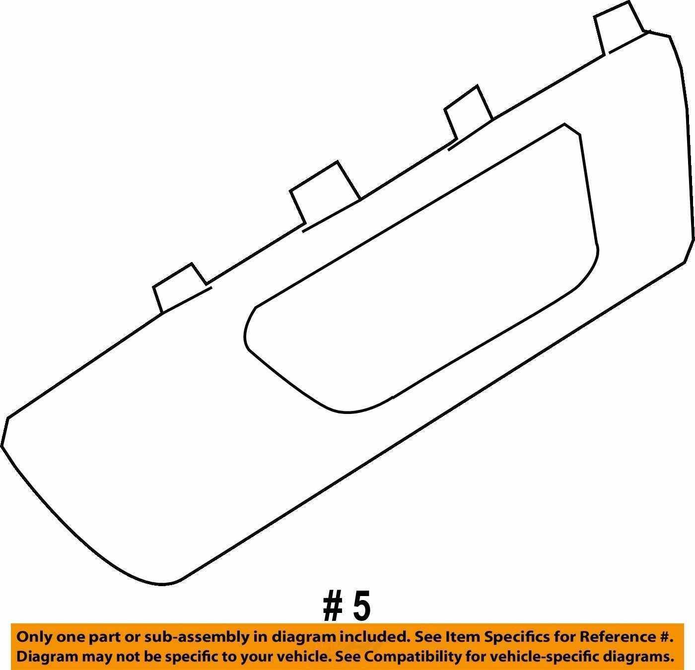 2010-2012 Subaru Legacy Front Right Interior Door Handle OEM