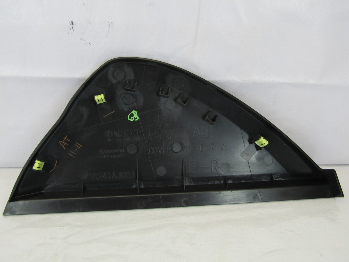 2010-14 Subaru Legacy Right Instrument Panel Dash Side Trim Cover OEM 66241AJ00A