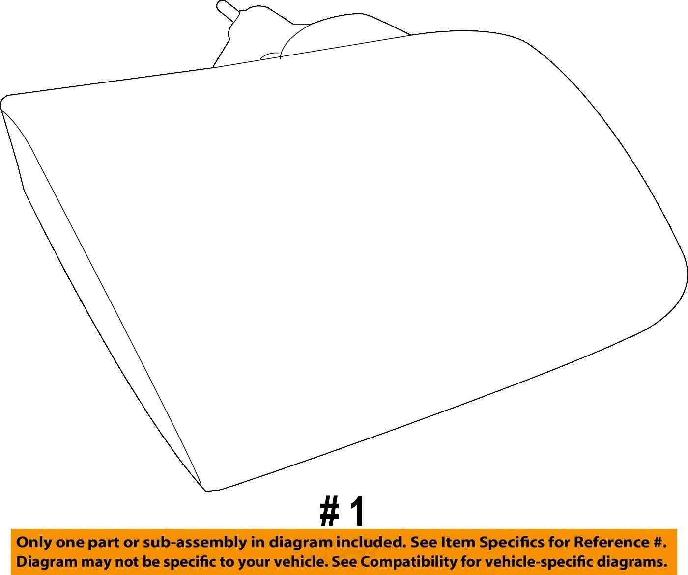 2010-2014 Subaru Legacy Sedan Tail Light Left Rear Side Assembly OEM
