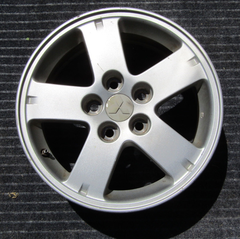 Mitsubishi Outlander 2007-2008 16X6.5 Aluminum Alloy Silver 5 Spoke 65819 OEM
