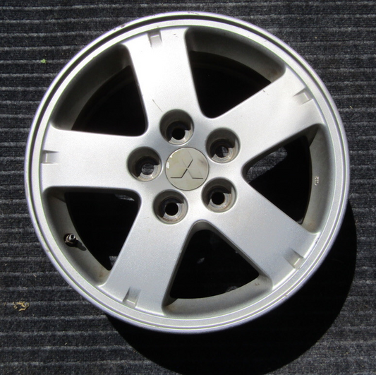 Mitsubishi Outlander 2007-2008 16X6.5 Aluminum Alloy Silver 5 Spoke 65819 OEM