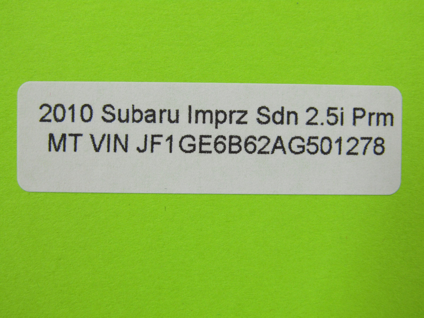 2009-2011 Subaru Impreza Control Module ABS Anti-Lock Brake Pump 27536FG011 OEM