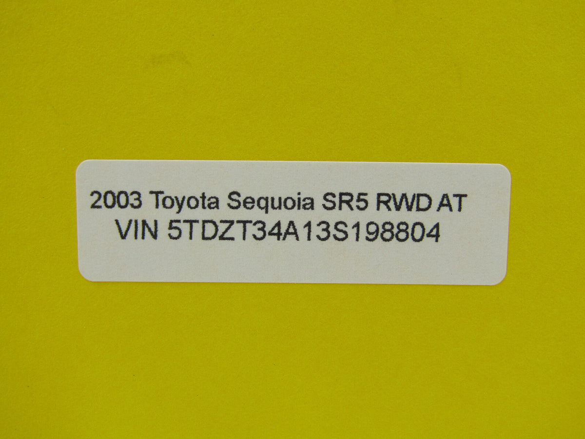 2001-2007 Toyota Sequoia Roof Rack Cross Bar Bars Set OEM