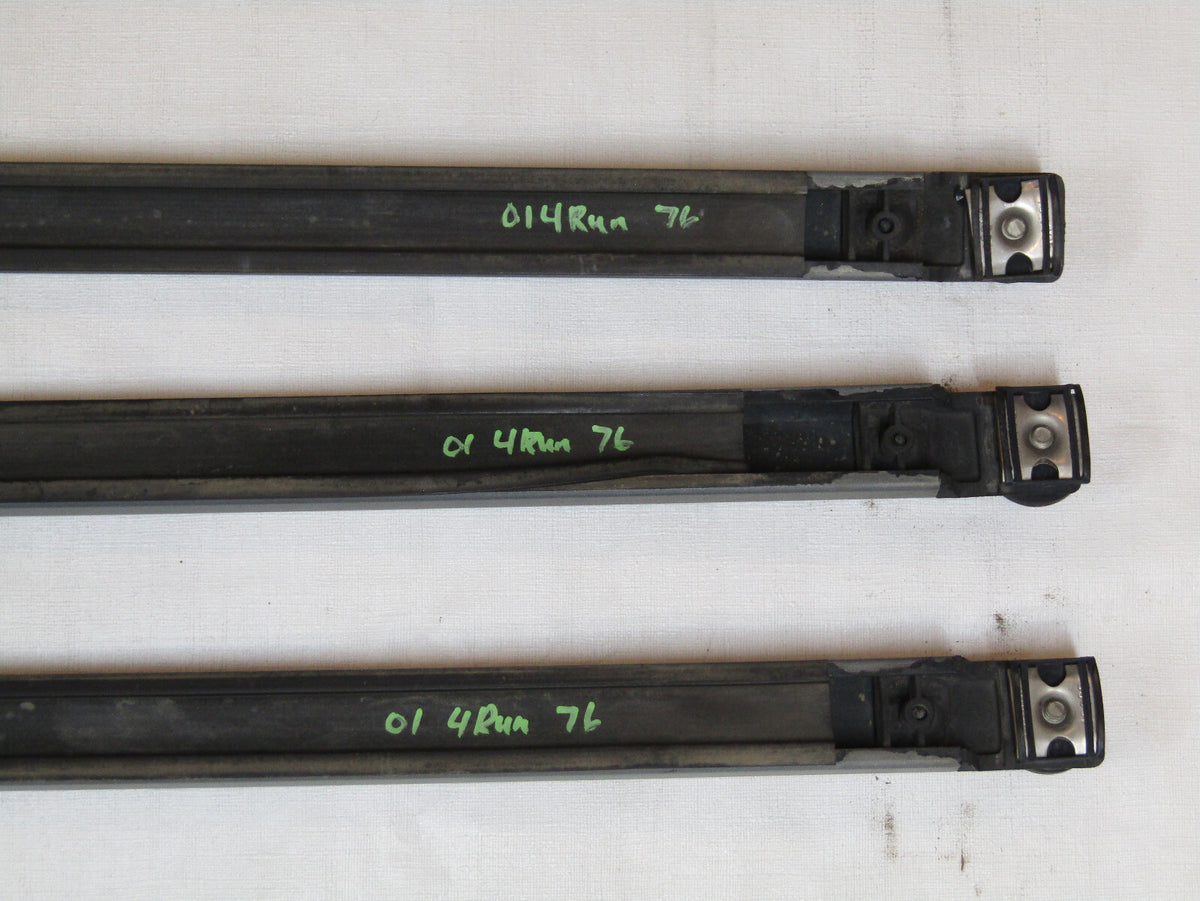 1996-2002 Toyota 4Runner 3X Roof Luggage Rack Cross Sliding Bars OEM
