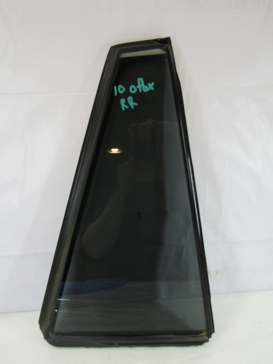 2010-2011 Subaru Outback Rear Right Door Quarter Window Partition Glass Tinted