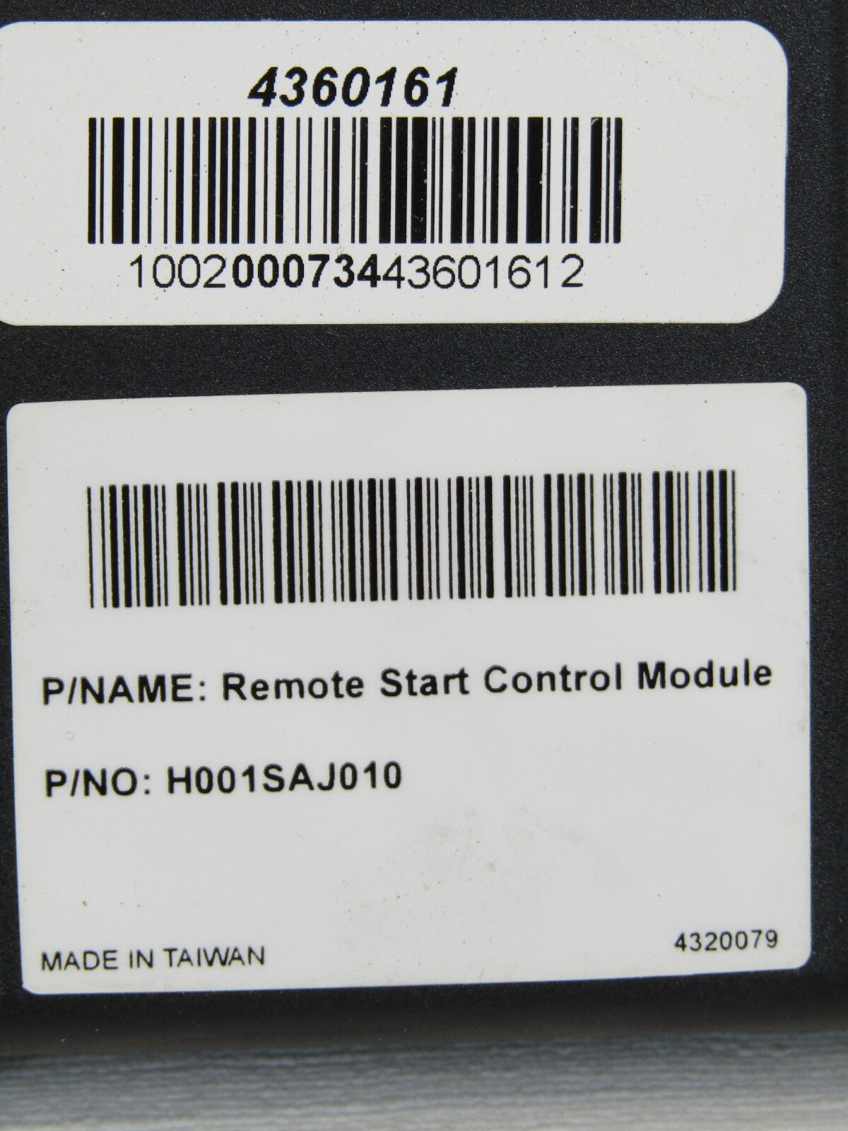 2010 Subaru Outback Remote Start Control Module H001SAJ010 OEM
