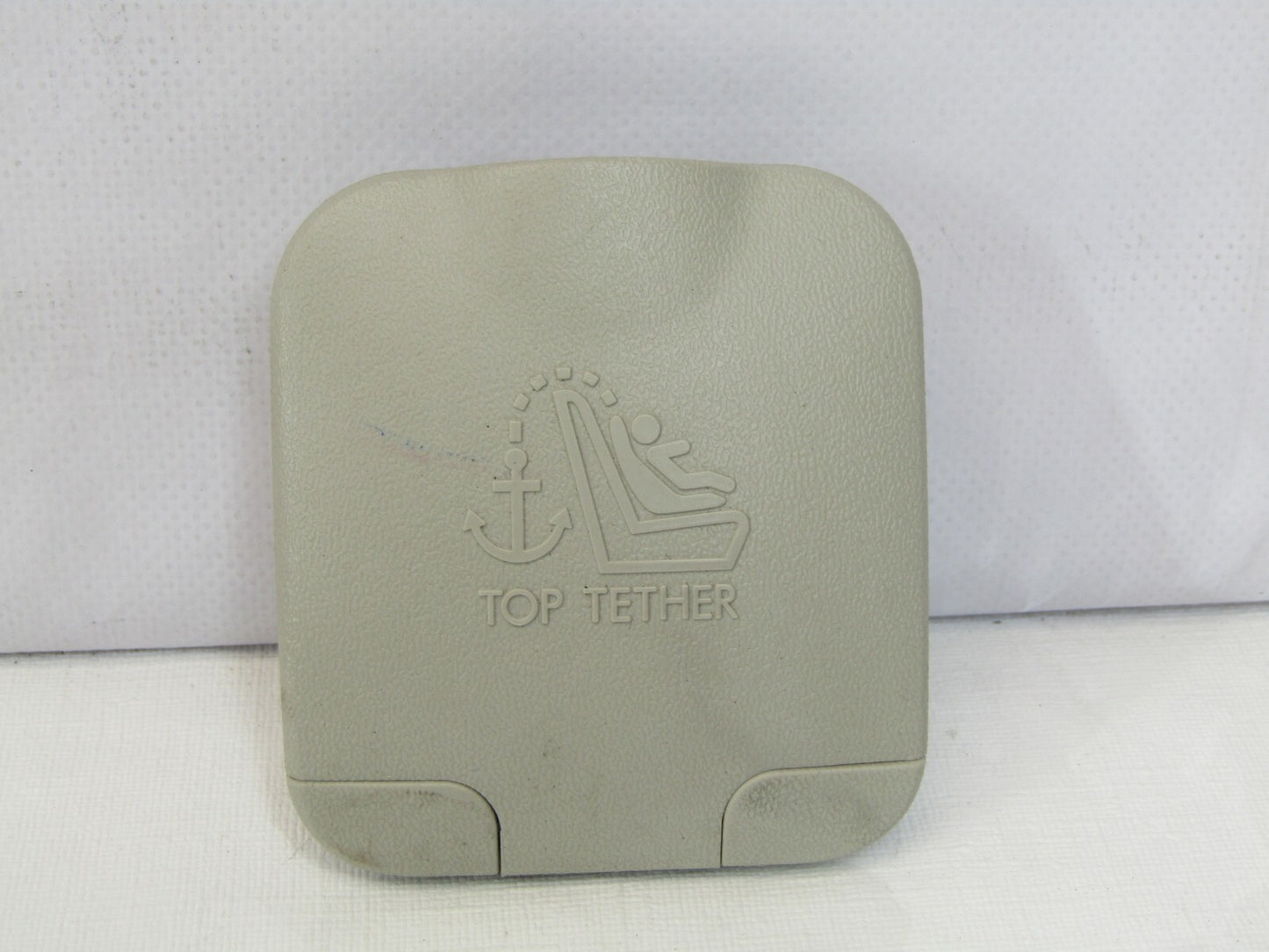 2010-2014 Subaru Outback Top Tether Anchor Hook Cap Beige Trim Cover OEM