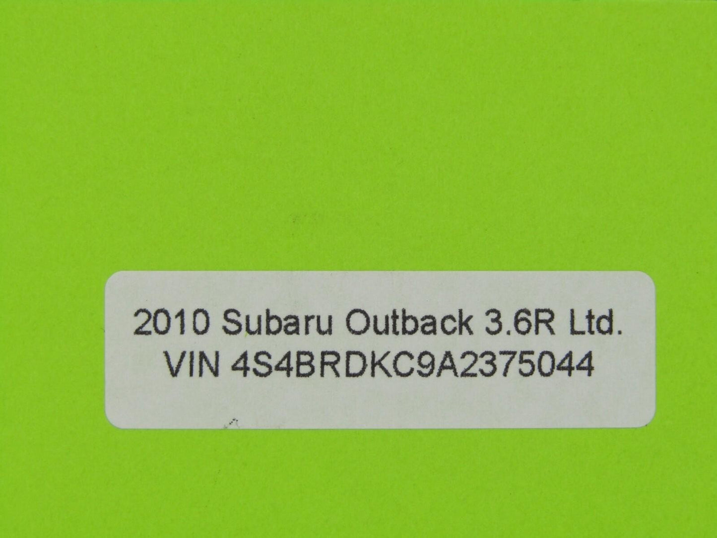 2010-2014 Subaru Outback Left AC Heat Air Vent Housing Trim Plate T14276 OEM