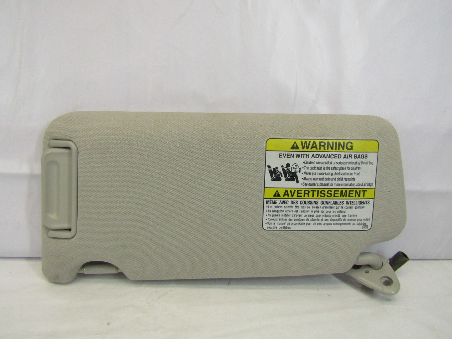 2010-2014 Subaru Outback Sun Visor Right With Mirror Gray OEM