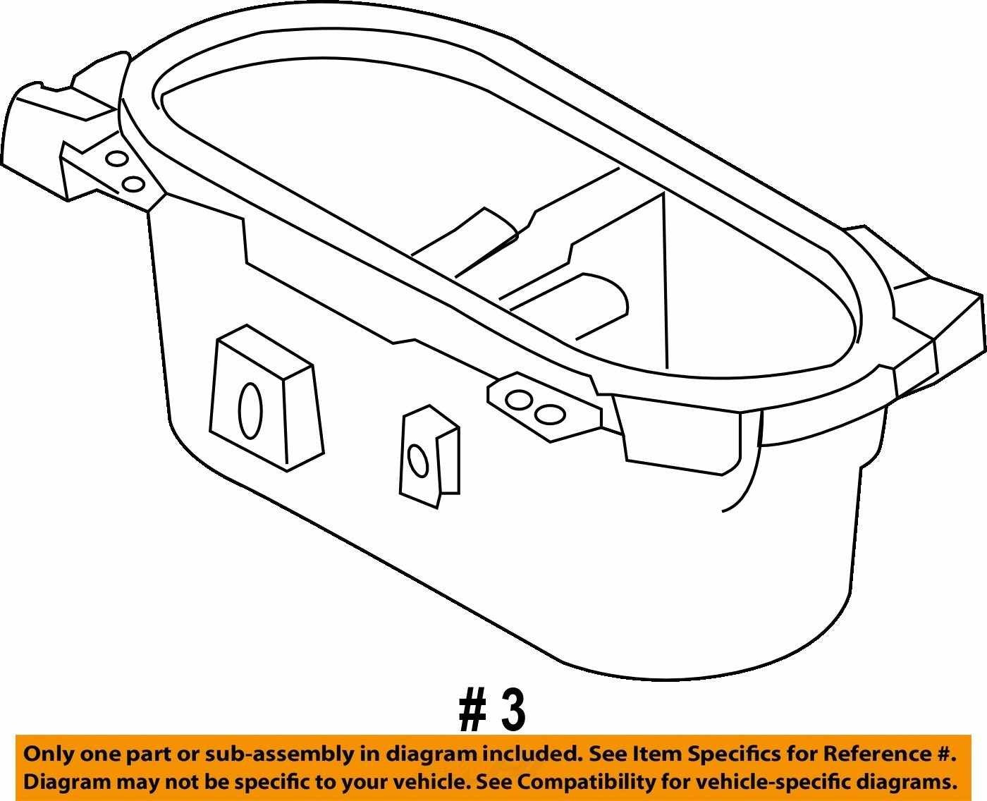 2010-2014 Subaru Outback Shifter Bezel Seat Heater Cup Holder Assembly Trim OEM