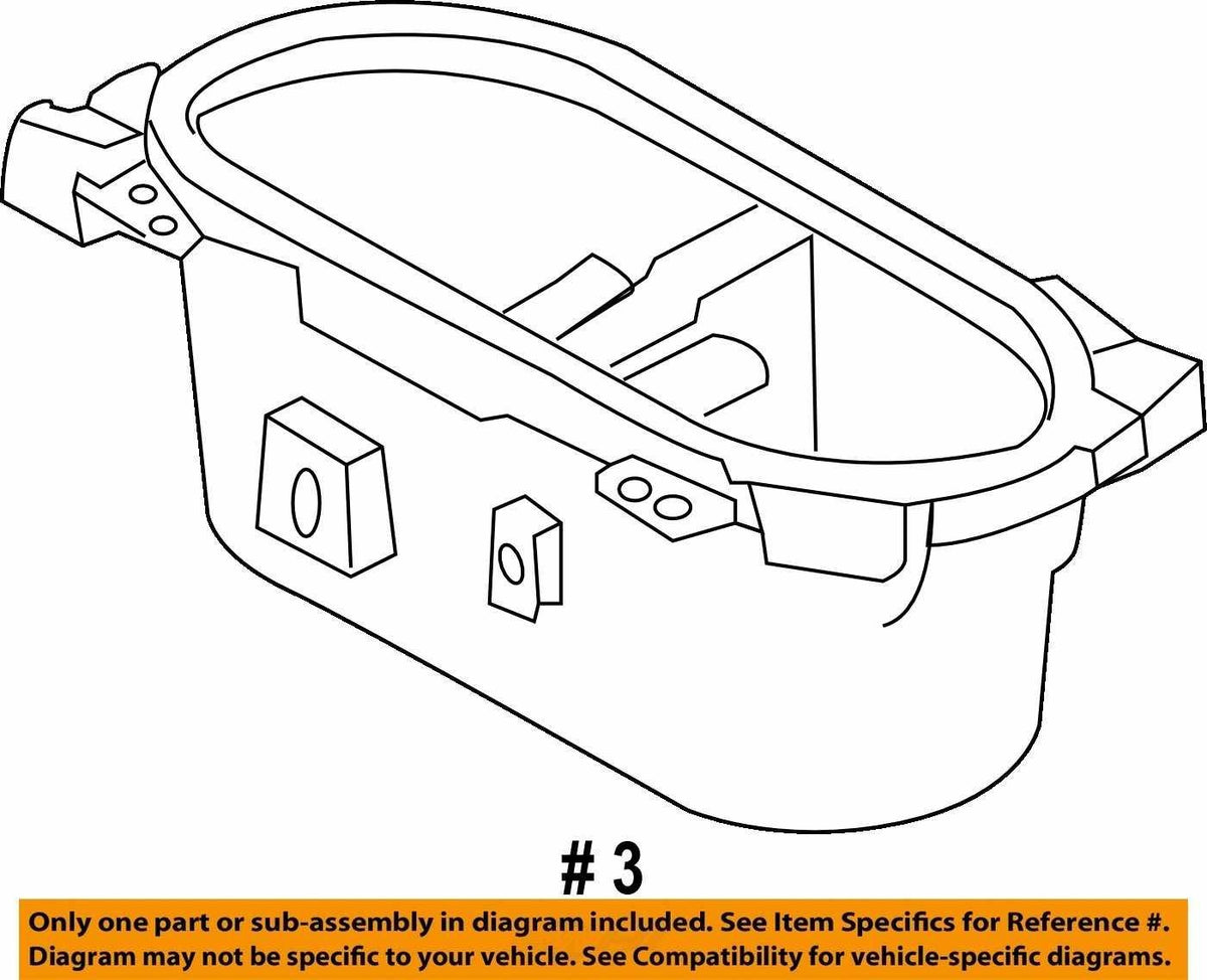 2010-14 Subaru Outback Shifter Bezel Seat Heater Cup Holder Trim OEM 92134AJ00A
