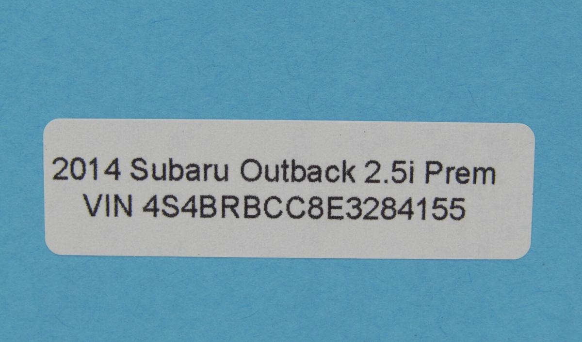 2010-2014 Subaru Outback Rear Hatch Glass Wiper Motor OEM 86510AJ131