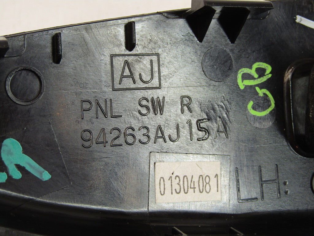 2010-2014 Subaru Outback Rear Left Door Window Control Switch OEM