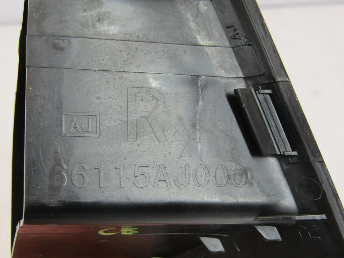 2010-2014 Subaru Outback Right Dash Defroster HVAC Vent Black OEM 66115AJ000
