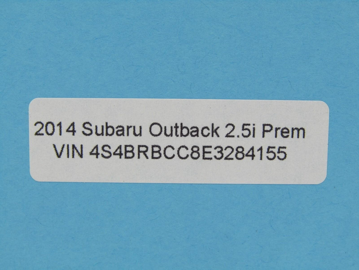 2010-2014 Subaru Outback Right Dash Defroster HVAC Vent Black OEM 66115AJ000