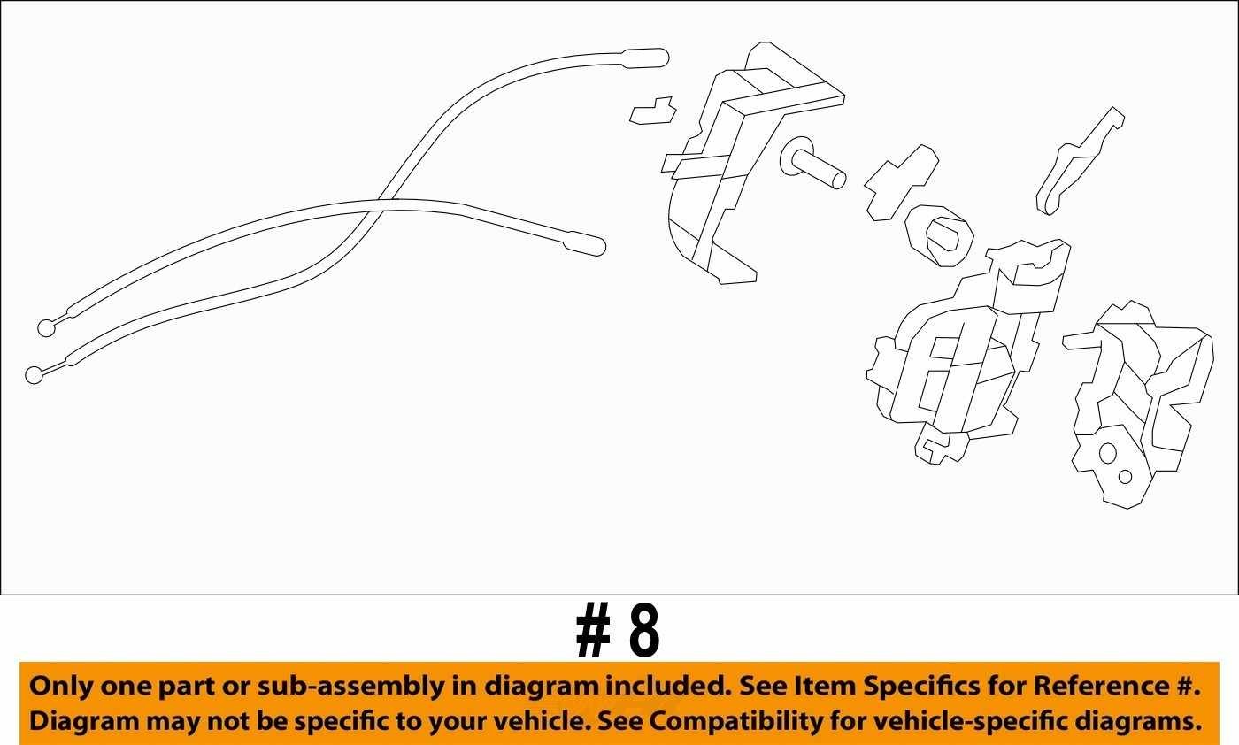 2008-2009 Subaru Impreza Rear Left Door Lock Latch Actuator OEM