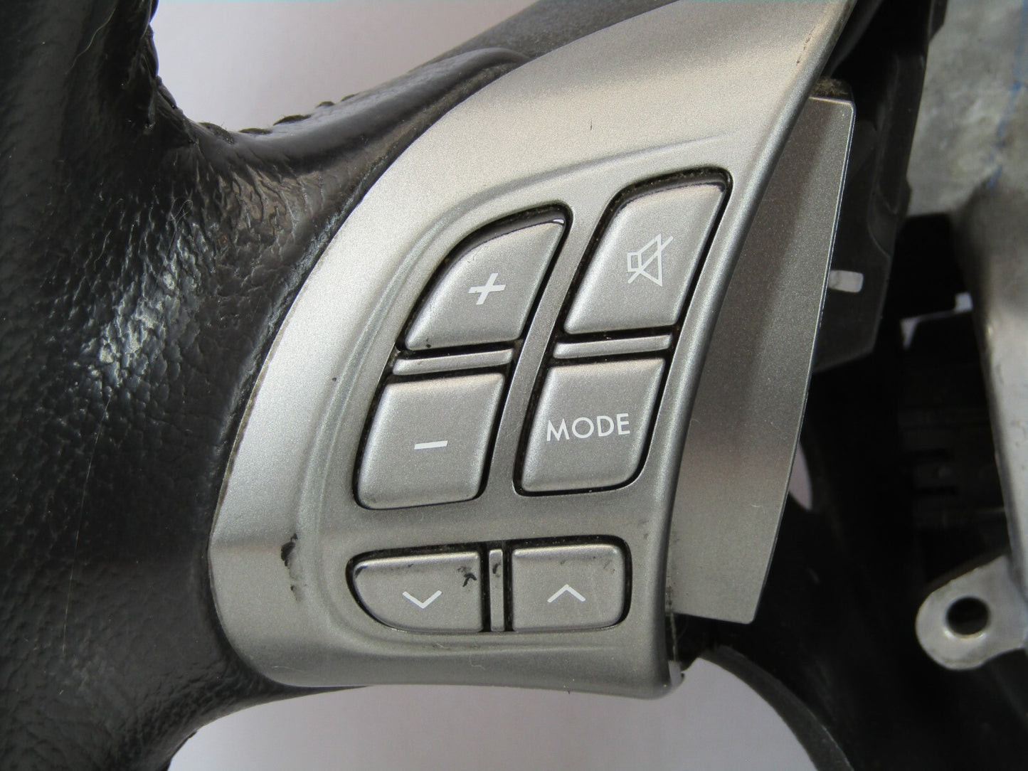 2008 Subaru Impreza Steering Wheel with Cruise Control Black and Silver OEM