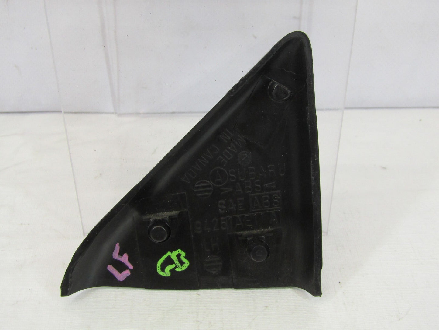 2000-2004 Subaru Outback Left Front Mirror Window Corner Trim Cover OEM