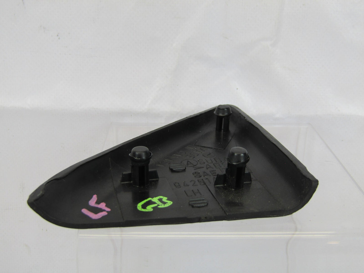 2000-2004 Subaru Outback Left Front Mirror Window Corner Trim Cover OEM