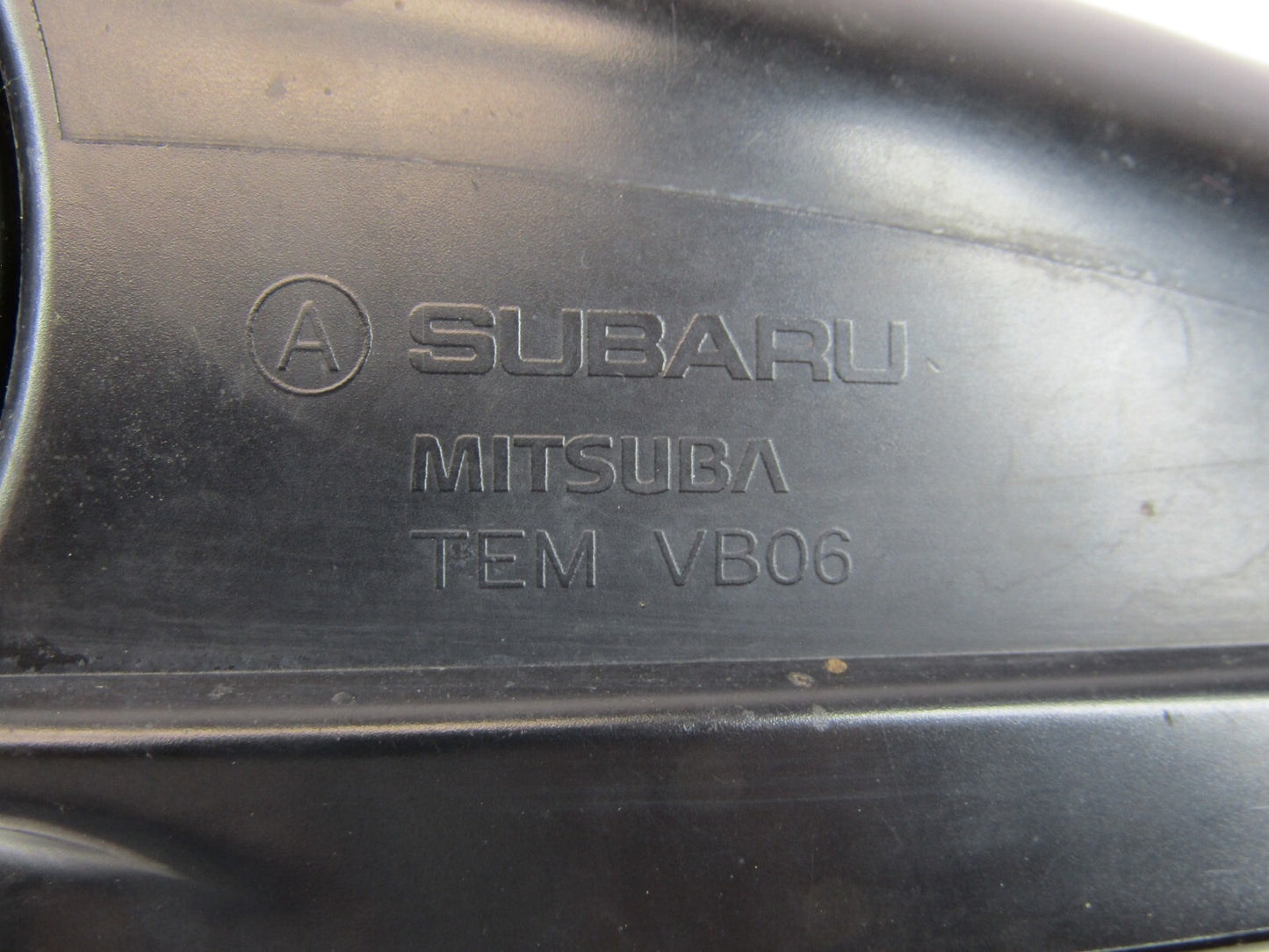 2008-2009 Subaru Outback Left View Mirror Heated Black OEM