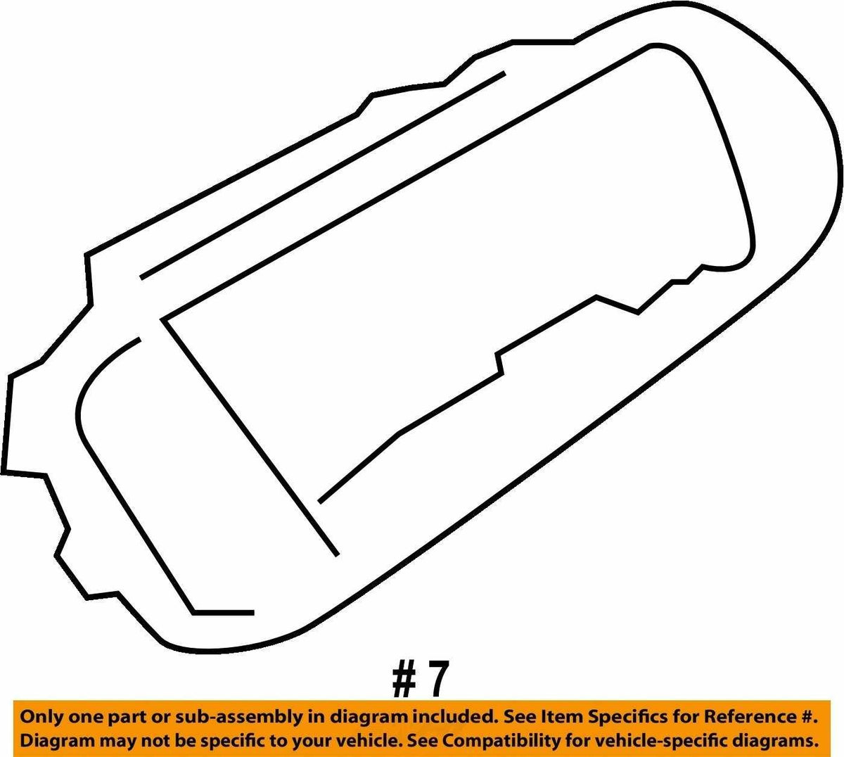 2005-2009 Subaru Outback Rear Left Interior Door Handle OEM 94246AG03A