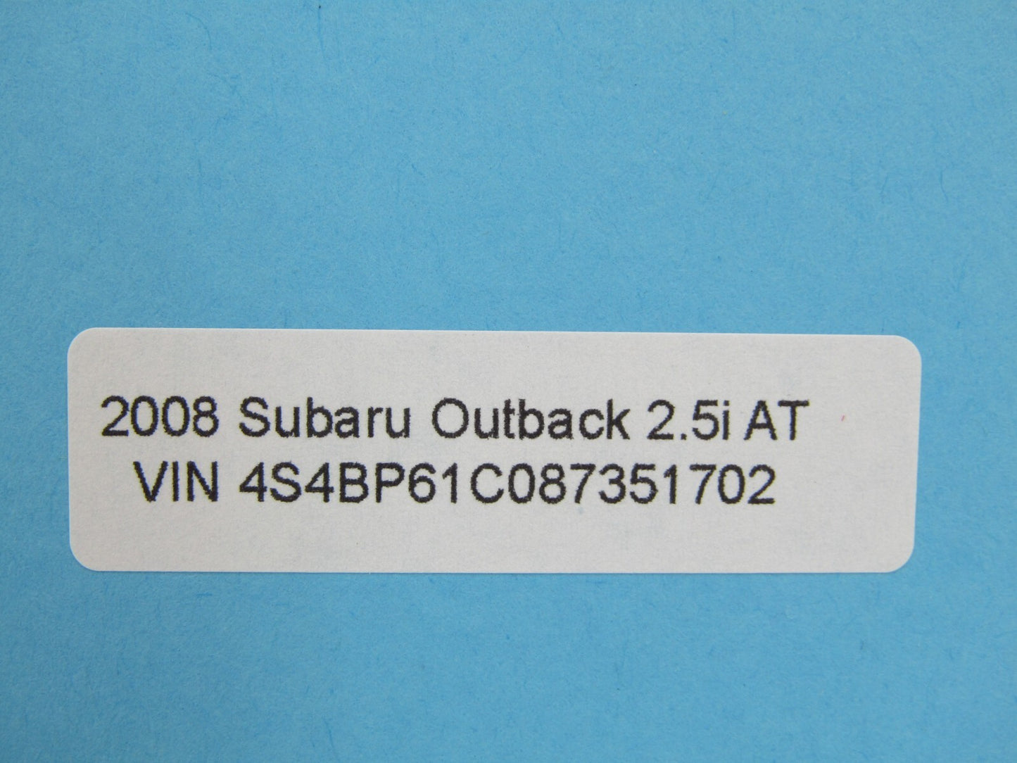 2005-2009 Subaru Outback Left Window Corner Gusset Trim Cover OEM