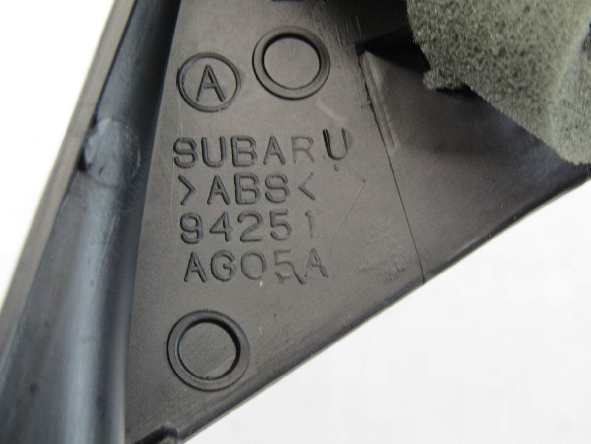 2005-2009 Subaru Outback Left Window Corner Gusset Trim Cover OEM 94251AG05A