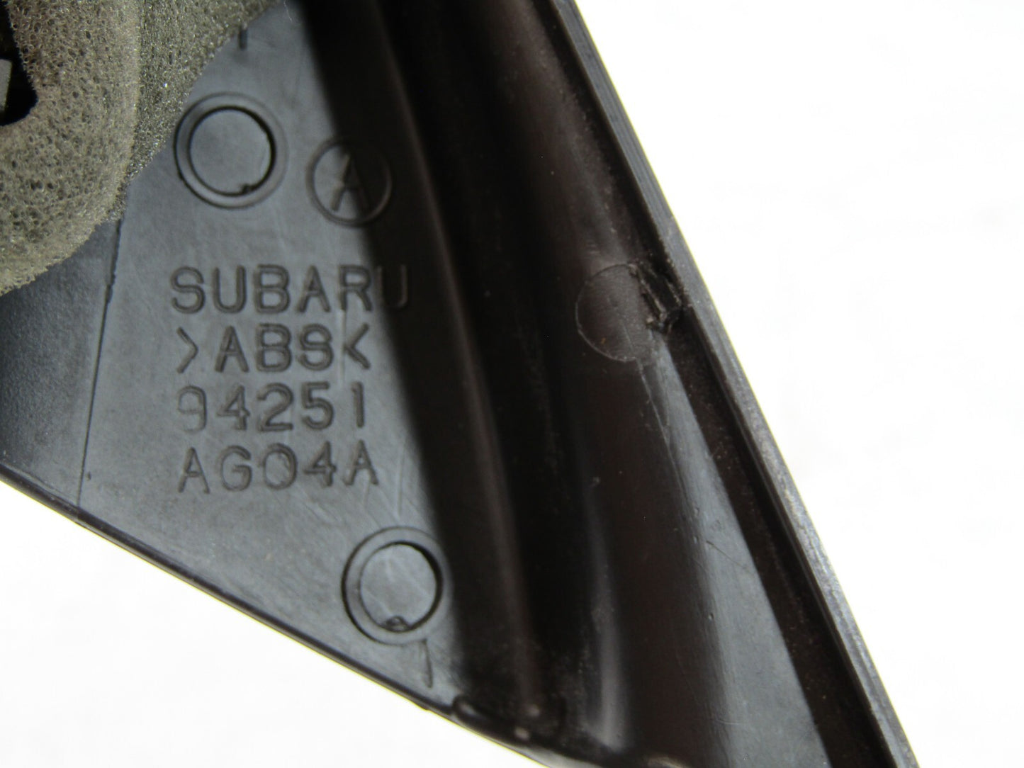 2005-2009 Subaru Outback Right Side Window Corner Mirror Gusset Trim Cover OEM